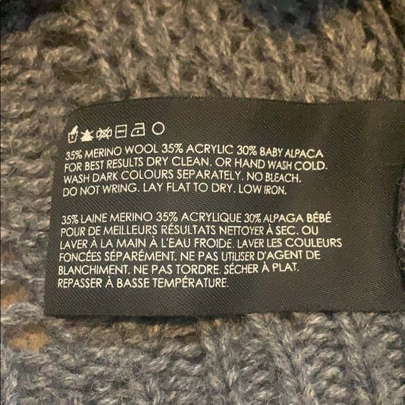 Club Monaco Gray Cowl Neck Sweater - Picture 3 of 5